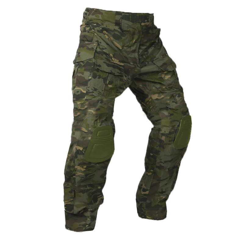 Outdoor Sport Climbing Gear - Combat Pants +Pads Elastic Sport Pant