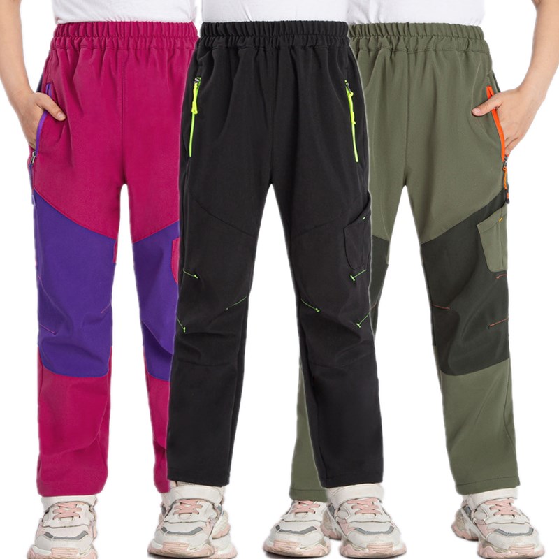 Outdoor Sport Waterproof Pants - Children's Hiking Pants Waterproof Outdoor Kids