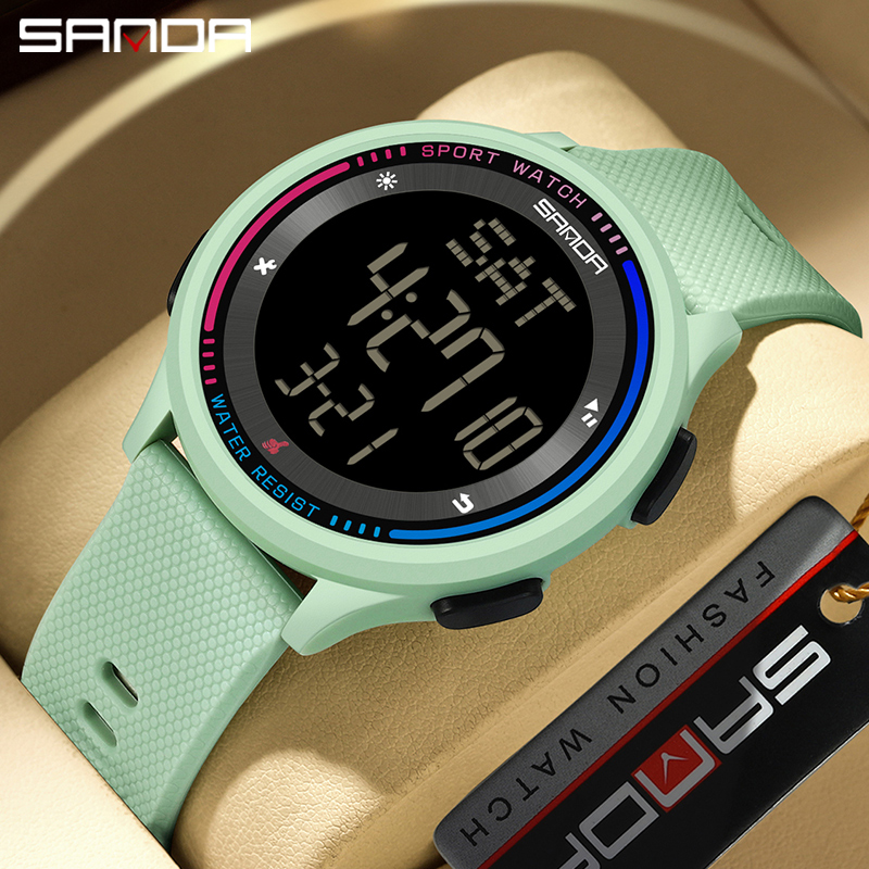 Outdoor Sport Lights - SANDA Children Fashion Digital Movement Teenager
