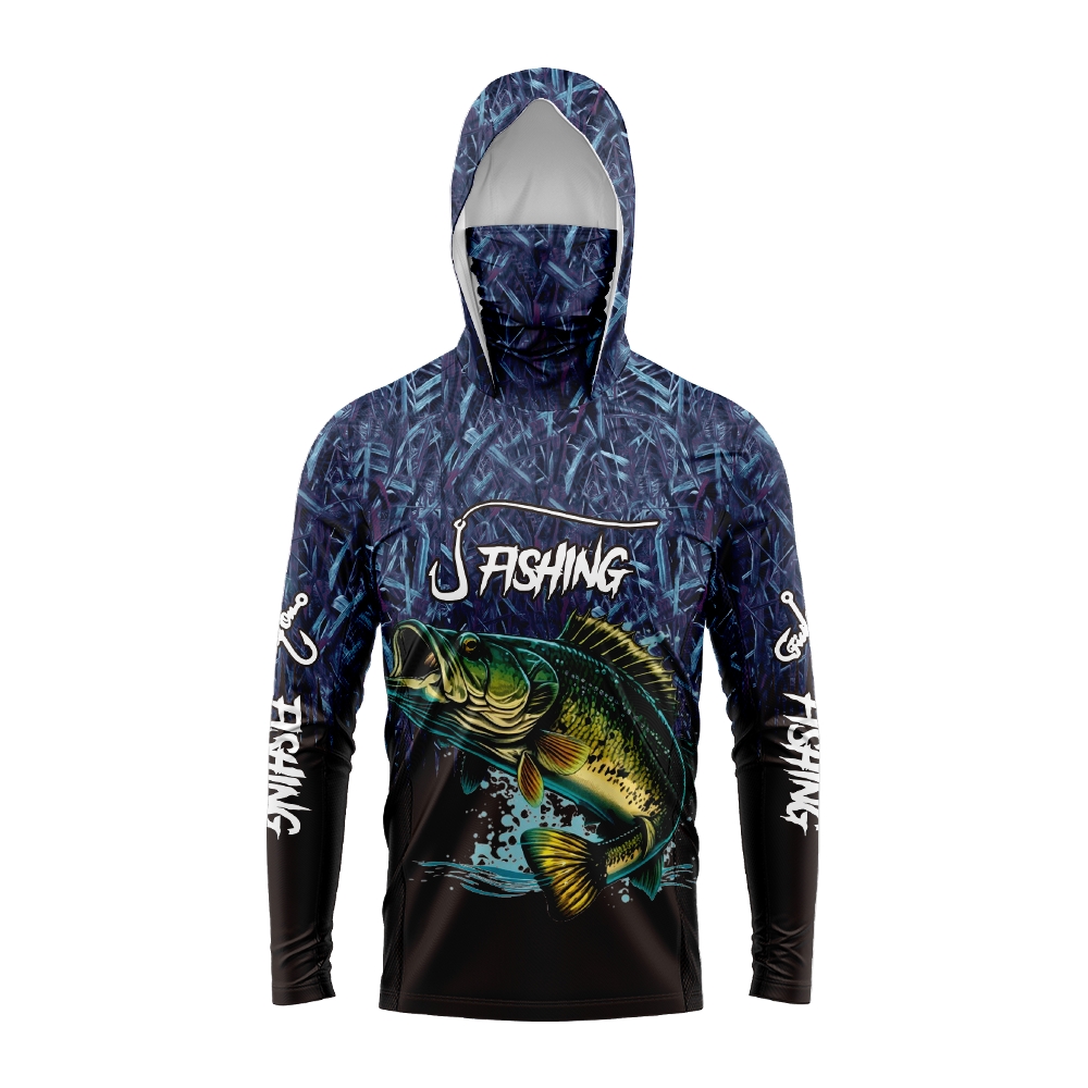 Men Bass Fish Print Fishing Ho - đánh giá và giá Outdoor Sports