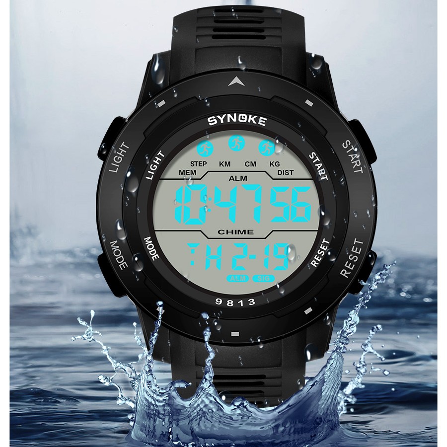Synoke Couple watches Digital  - đánh giá và giá Outdoor Sport Lights