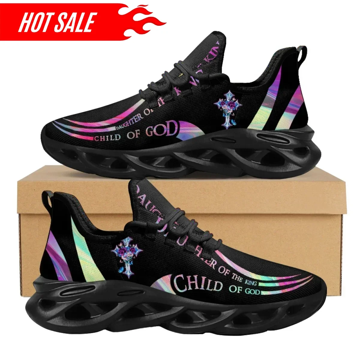 Hot Cross Christian God Print  - đánh giá và giá Outdoor Sport Lights