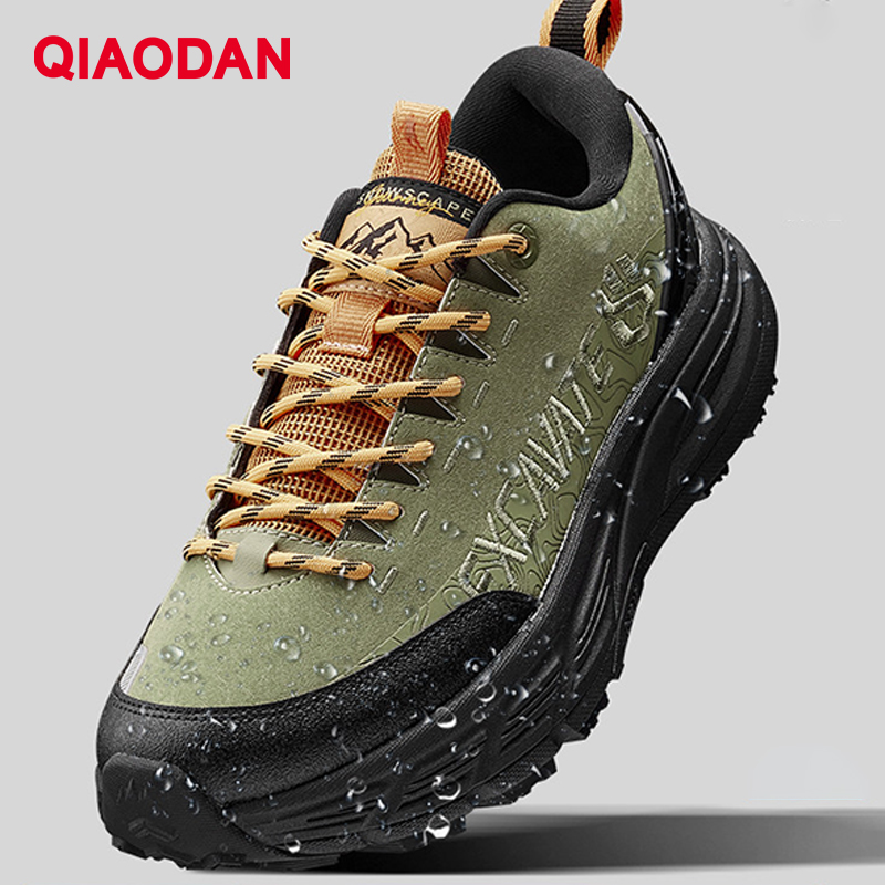 QIAODAN Hiking Shoes Men Leath - đánh giá và giá Climbing Shoe Beginner