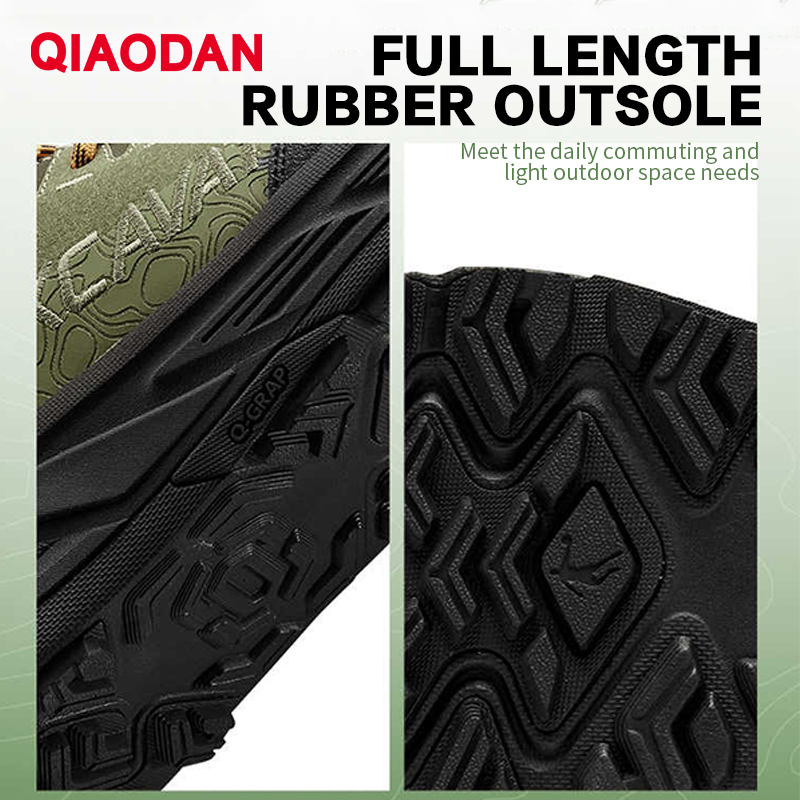 QIAODAN Hiking Shoes Men Leath - đánh giá và giá Climbing Shoe Beginner