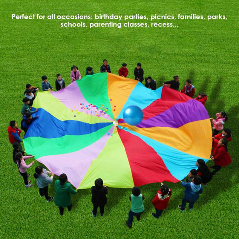 Rainbow Parachute For Kids Spo - đánh giá và giá Outdoor Sports Umbrella