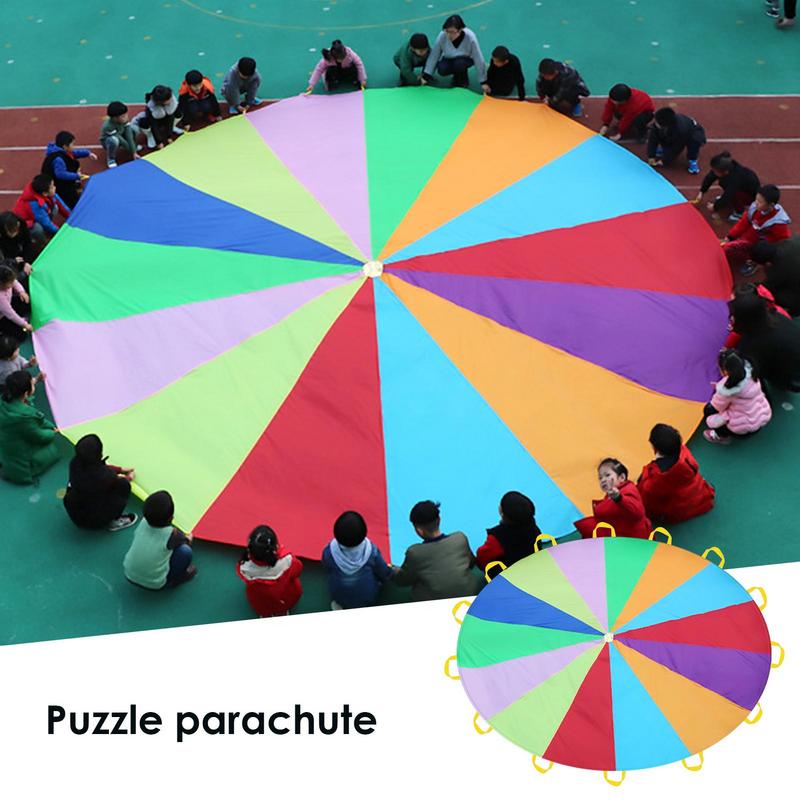 Rainbow Parachute For Kids Spo - đánh giá và giá Outdoor Sports Umbrella