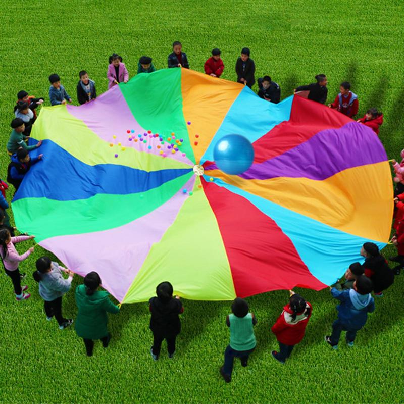 Rainbow Parachute For Kids Spo - đánh giá và giá Outdoor Sports Umbrella