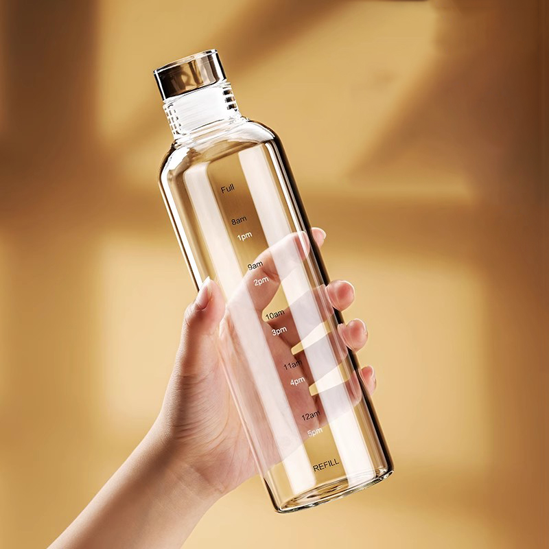 FOME 500/750/1000ml Glass Spor - đánh giá và giá Outdoor Sport Glass Water Bottle